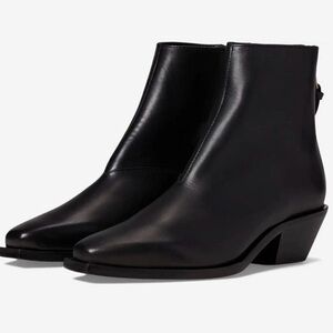 All Saints Lenora Leather Ankle Boots -Black